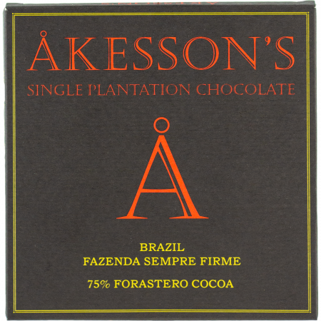 kesson's Brazil 75% Forastero Single Origin Fazenda Sempre Firme, 60-g-Tafel JAUNE