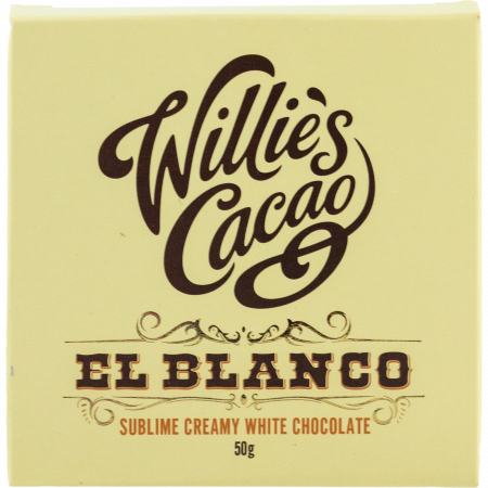 Willie's Cacao El Blanco Venezuelan 00, 50-g-Tafel White Chocolate