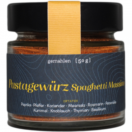 Gewrzmhle Rosenheim Pastagewrz, Spaghetti Massimo, 50-g-Glas