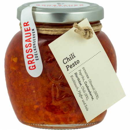 Grossauer Chilli Pesto, 180-g-Glas