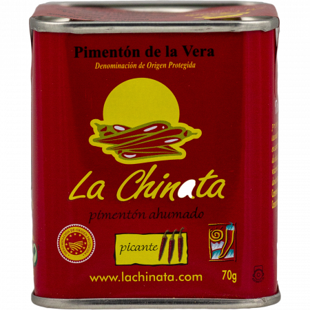 La Chinata (Paprika) Pimentn de la Vera D.O.P. picante, 70-g-Dose