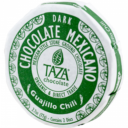 Taza Guajillo Chili, 50 % cocoa, 77-g-Scheibe (50%) DARK