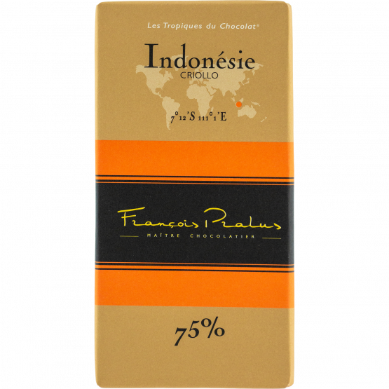 Franois Pralus INDONESIE Criollo 75%, 100-g-Tafel