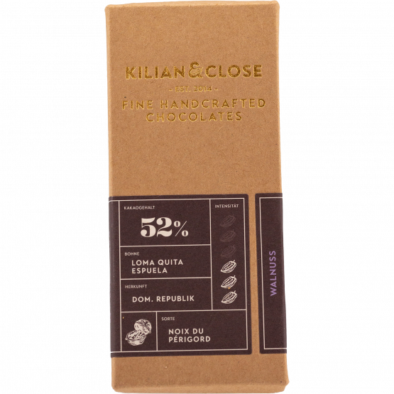 Kilian & Close 52 % Noix du Prigord, 80-g-Tafel