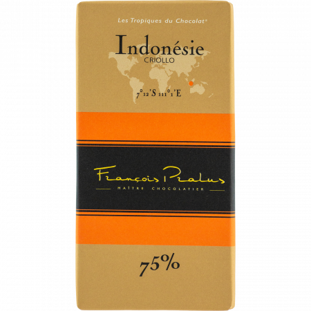 Franois Pralus INDONESIE Criollo 75%, 100-g-Tafel