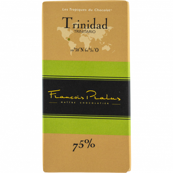 Franois Pralus Trinidad 75%, 100-g-Tafel