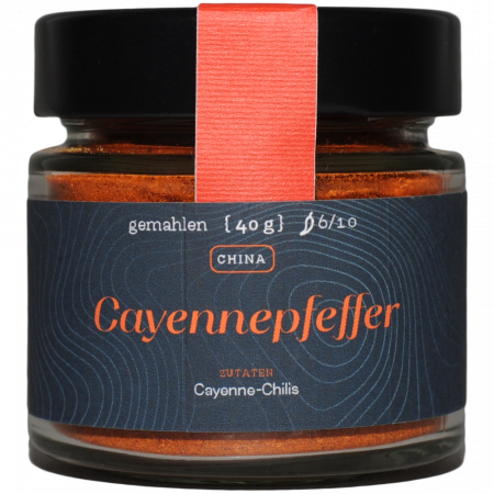 Gewrzmhle Rosenheim Cayennepfeffer (6/10), 40-g-Glas