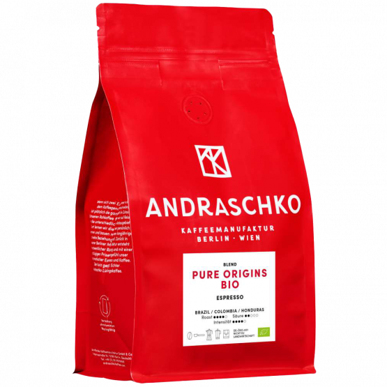 Andraschko Pure Origins - Espressoblend, 500-g-Beutel Espresso Andraschko Pure Origins - Espressoblend, 500-g-Beutel Espresso