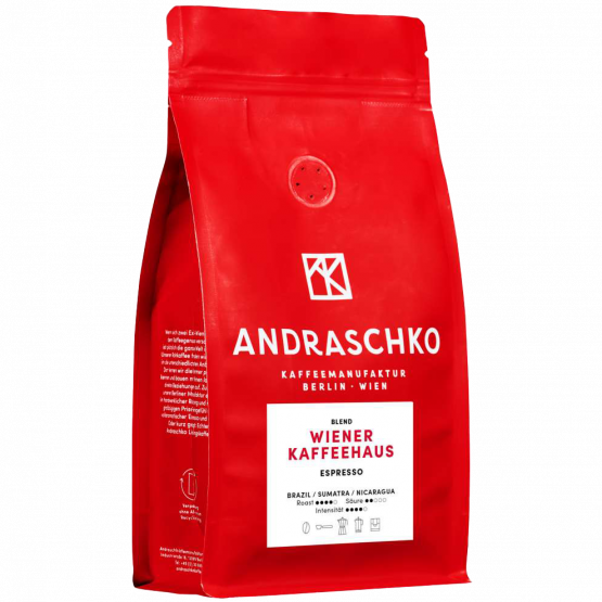 Andraschko Wiener Kaffeehausmischung - Espresso, 250-g-Beutel Espresso Andraschko Wiener Kaffeehausmischung - Espresso, 250-g-Beutel Espresso