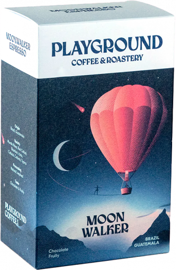 Playground Coffee Moonwalker Espresso, 250-g-Schachtel