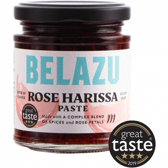 Belazu Rose Harissa Paste, 170-g-Glas Belazu Rose Harissa Paste, 170-g-Glas