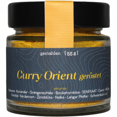 Gewürzmühle Rosenheim Curry Orient (geröstet), 55-g-Glas