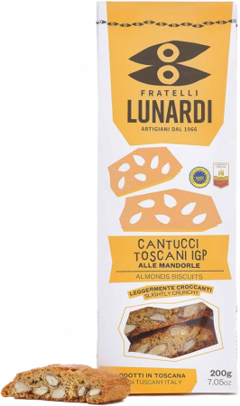 Lunardi Cantucci Toscani IGP alle mandorle, 200-g-Beutel Lunardi Cantucci Toscani IGP alle mandorle, 200-g-Beutel