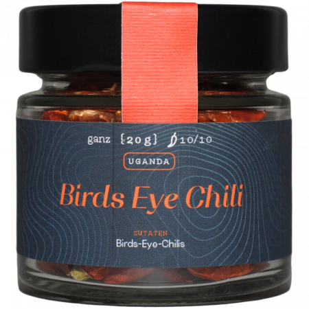 Gewürzmühle Rosenheim Birds Eye Chili (10/10), 20-g-Glas