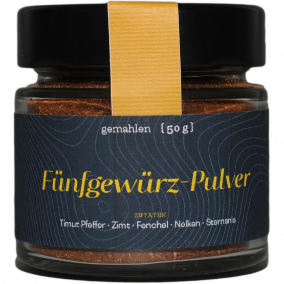 Goldhahn und Sampson Fünfgewürz-Pulver, 50-g-Glas Goldhahn und Sampson Fünfgewürz-Pulver, 50-g-Glas