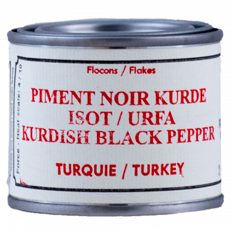 Spice Trekkers Isot Black Kurdish Pepper - Ground  (2/10), 50-g-Tin