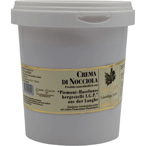 Papa dei Boschi Crema Gianduia di Nocciola Piemonte I.G.P., 1000-g-Eimer Papa dei Boschi Crema Gianduia di Nocciola Piemonte I.G.P., 1000-g-Eimer