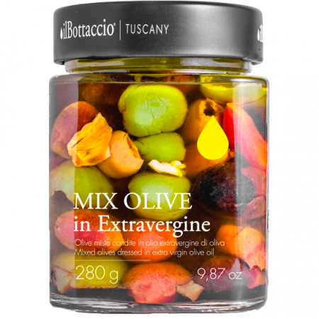 il Bottaccio Mix Olive in Extravergine, 280-g-Glas il Bottaccio Mix Olive in Extravergine, 280-g-Glas