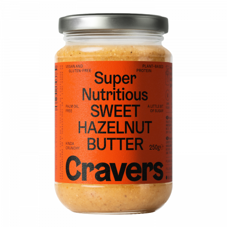 Cravers Sweet Hazelnut Butter, 250-g-Glas
