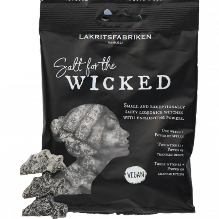 Lakritsfabriken Salt For The Wicked, 100-g-Tüte Lakritsfabriken Salt For The Wicked, 100-g-Tüte