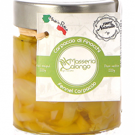 Masseria Calongo Carpaccio di Finocchi, 220-g-Glas Masseria Calongo Carpaccio di Finocchi, 220-g-Glas