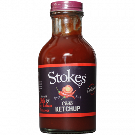 Stokes Spicy Chilli Ketchup, 249-ml-Flasche
