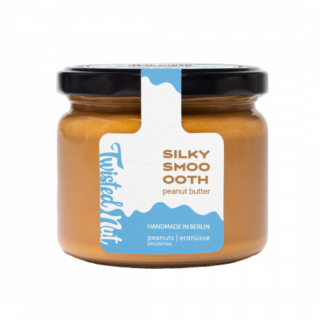 Twisted Nut Peanut Butter Silky Smooooth, 300-g-Glas