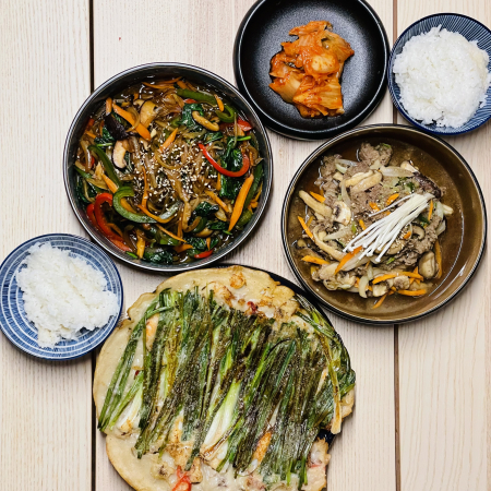 Korean Feast in English