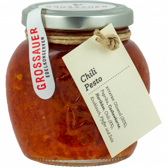 Grossauer Chilli Pesto, 180-g-Glas Grossauer Chilli Pesto, 180-g-Glas