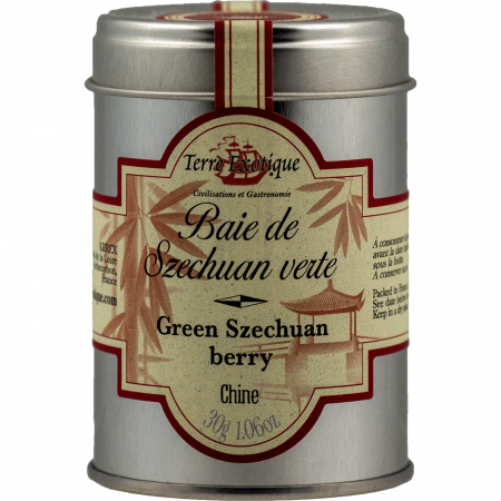 Terre Exotique Baie de Szechuan verte, 30-g-Dose Terre Exotique Baie de Szechuan verte, 30-g-Dose