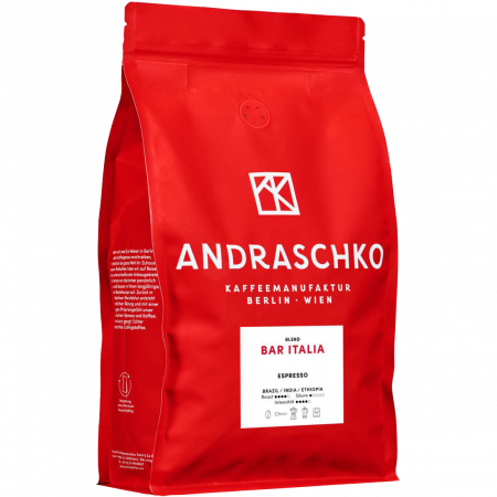 Andraschko Bar Italia - Espresso, 1000-g-Beutel Espresso Andraschko Bar Italia - Espresso, 1000-g-Beutel Espresso