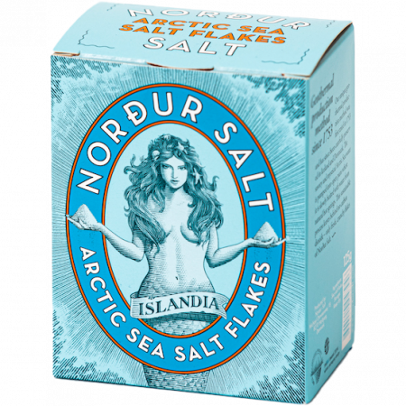 Nordur Salt Arctic Sea Salt Flakes, 250-g-Schachtel Nordur Salt Arctic Sea Salt Flakes, 250-g-Schachtel