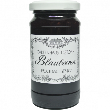 Gartenhaus Testorf Blaubeeren Fruchtaufstrich, 235-g-Glas Gartenhaus Testorf Blaubeeren Fruchtaufstrich, 235-g-Glas