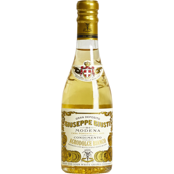 Acetaia Giusti CONDIMENTO AGRODOLCE BIANCO, 500-ml-Flasche Acetaia Giusti CONDIMENTO AGRODOLCE BIANCO, 500-ml-Flasche