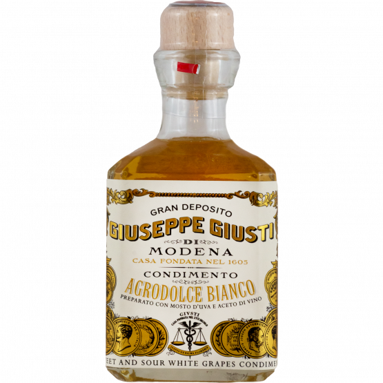 Acetaia Giusti Condimento Agrodolce Bianco "Cubica", 250-ml-Flasche Acetaia Giusti Condimento Agrodolce Bianco "Cubica", 250-ml-Flasche