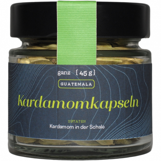 Goldhahn und Sampson Kardamomkapseln, 45-g-Glas Goldhahn und Sampson Kardamomkapseln, 45-g-Glas
