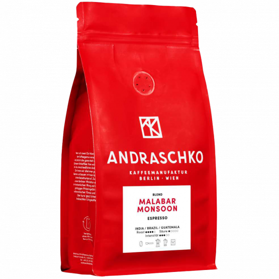 Andraschko Malabar Monsoon, 250-g-Beutel Espresso Andraschko Malabar Monsoon, 250-g-Beutel Espresso