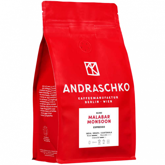 Andraschko Malabar Monsoon, 500-g-Beutel Espresso Andraschko Malabar Monsoon, 500-g-Beutel Espresso