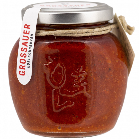 Grossauer Salami Peperoncini Pesto, 170-g-Glas Grossauer Salami Peperoncini Pesto, 170-g-Glas