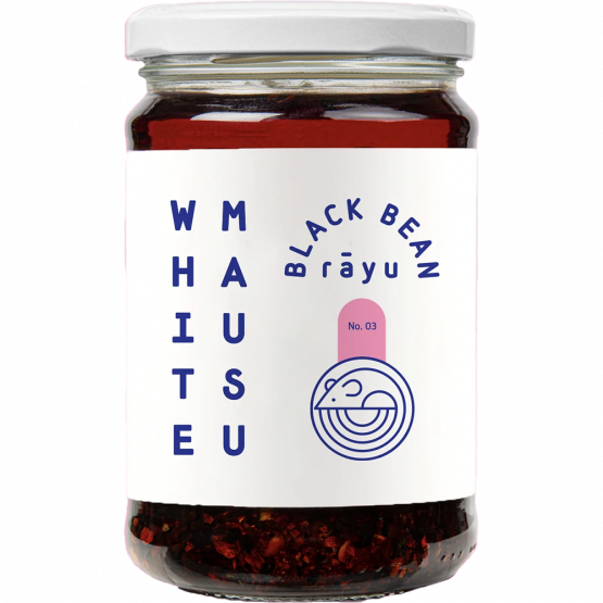 White Mausu Black Bean Rayu, 240-g-Glas White Mausu Black Bean Rayu, 240-g-Glas