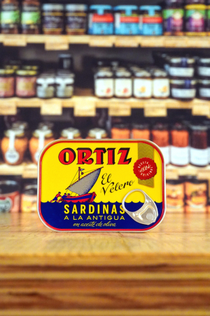Conservas Ortiz Sardinas a la antigua en aceite de oliva, 140-g-Dose