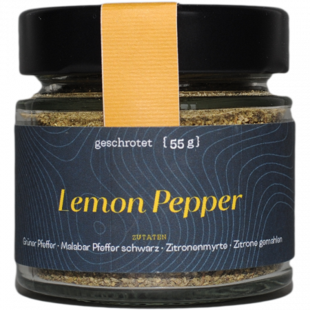 Gewrzmhle Rosenheim Lemon Pepper, 55-g-Glas