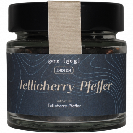 Gewrzmhle Rosenheim Tellicherry-Pfeffer, 50-g-Glas