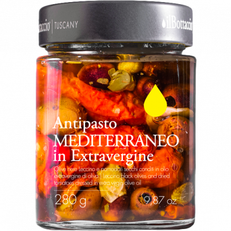 il Bottaccio Antipasto Mediterraneo in Extravergine, 280-g-Glas