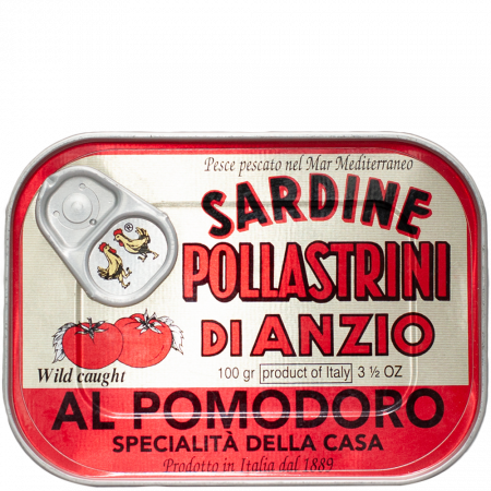 Pollastrini Sardine al Pomodoro, 106-ml-Dose 100-g-Dose
