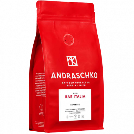Andraschko Bar Italia - Espresso, 250-g-Beutel Espresso Andraschko Bar Italia - Espresso, 250-g-Beutel Espresso