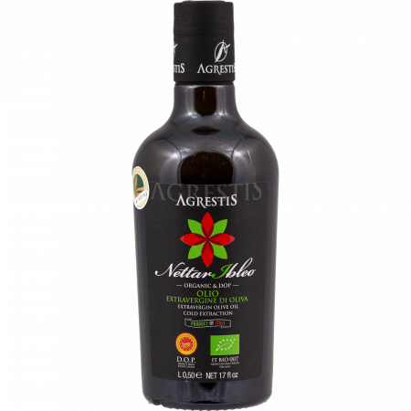 Agrestis Nettar Ibleo - Organic & DOP - Olio Extravergine di Oliva, 500-ml-Flasche