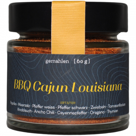 Gewürzmühle Rosenheim BBQ Cajun Louisiana, 60-g-Glas