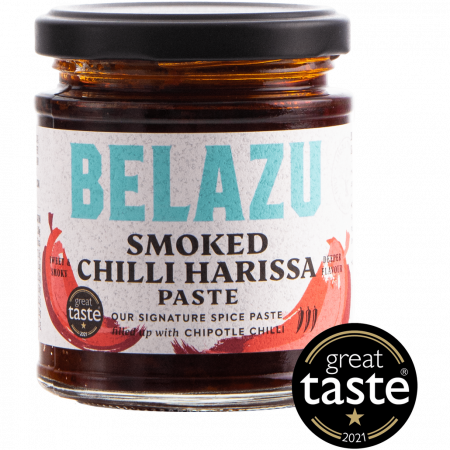 Belazu Smoked Chilli Harissa Paste, 170-g-Glas