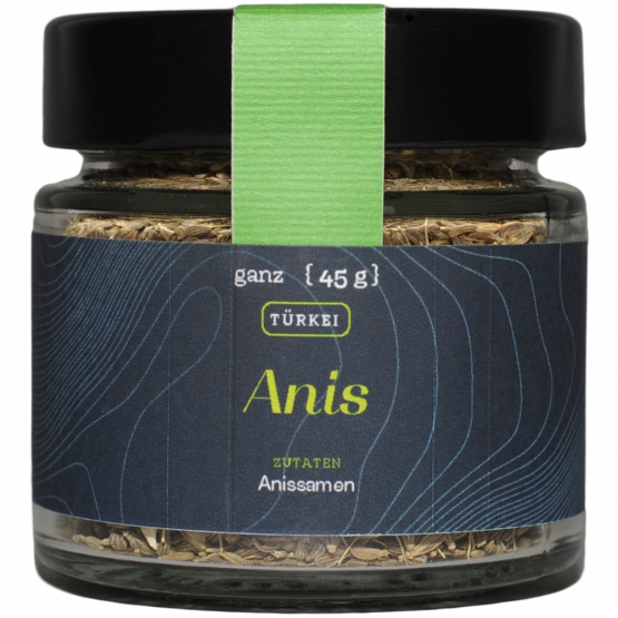Goldhahn und Sampson Anis, 45-g-Glas